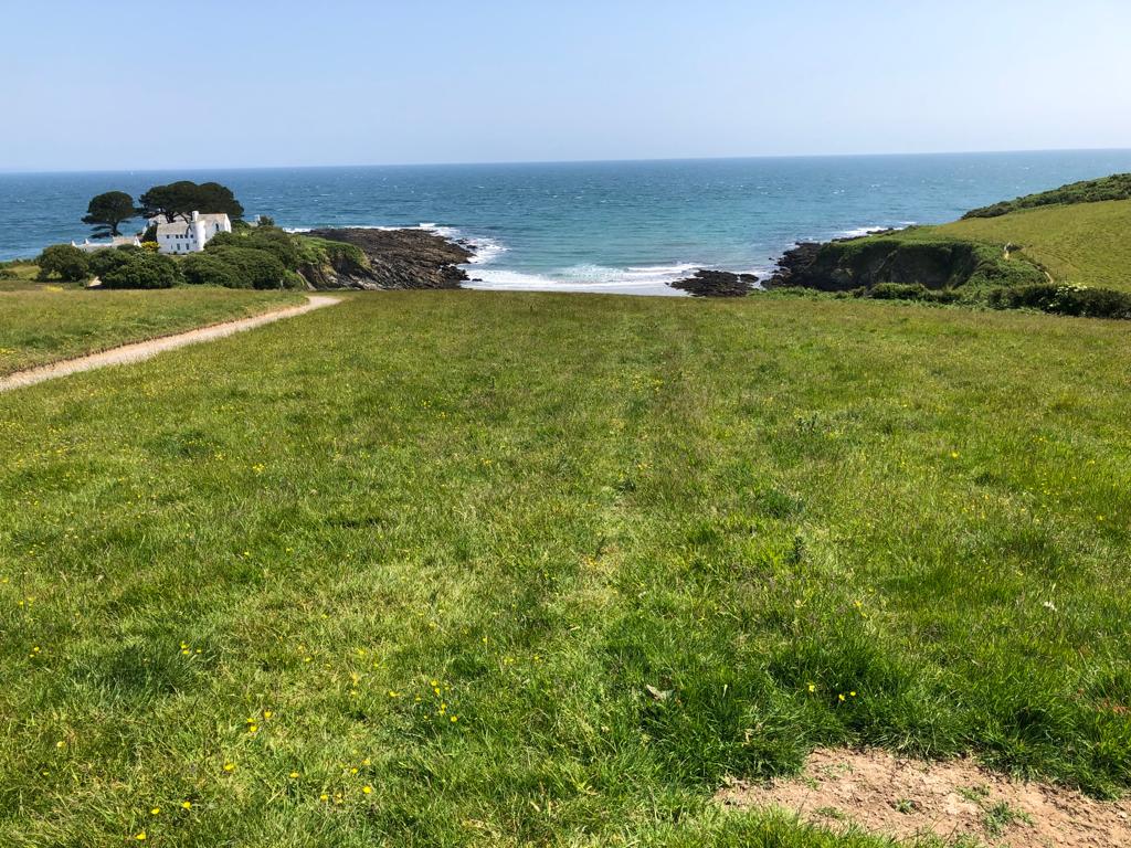 A view of the sea at Chapel Point, where Carol's ashes were scattered.